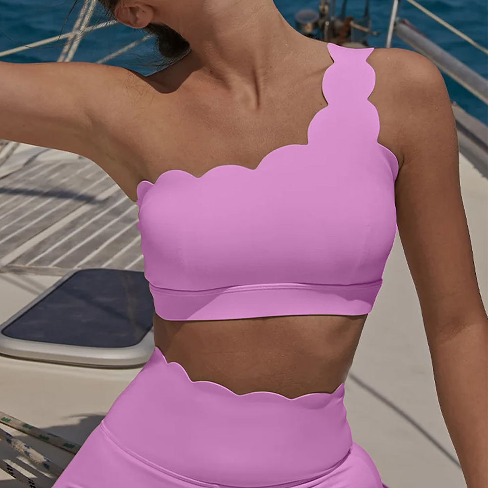 Top One Shoulder - Cloud
- 75% Nylon + 25%
Spandex