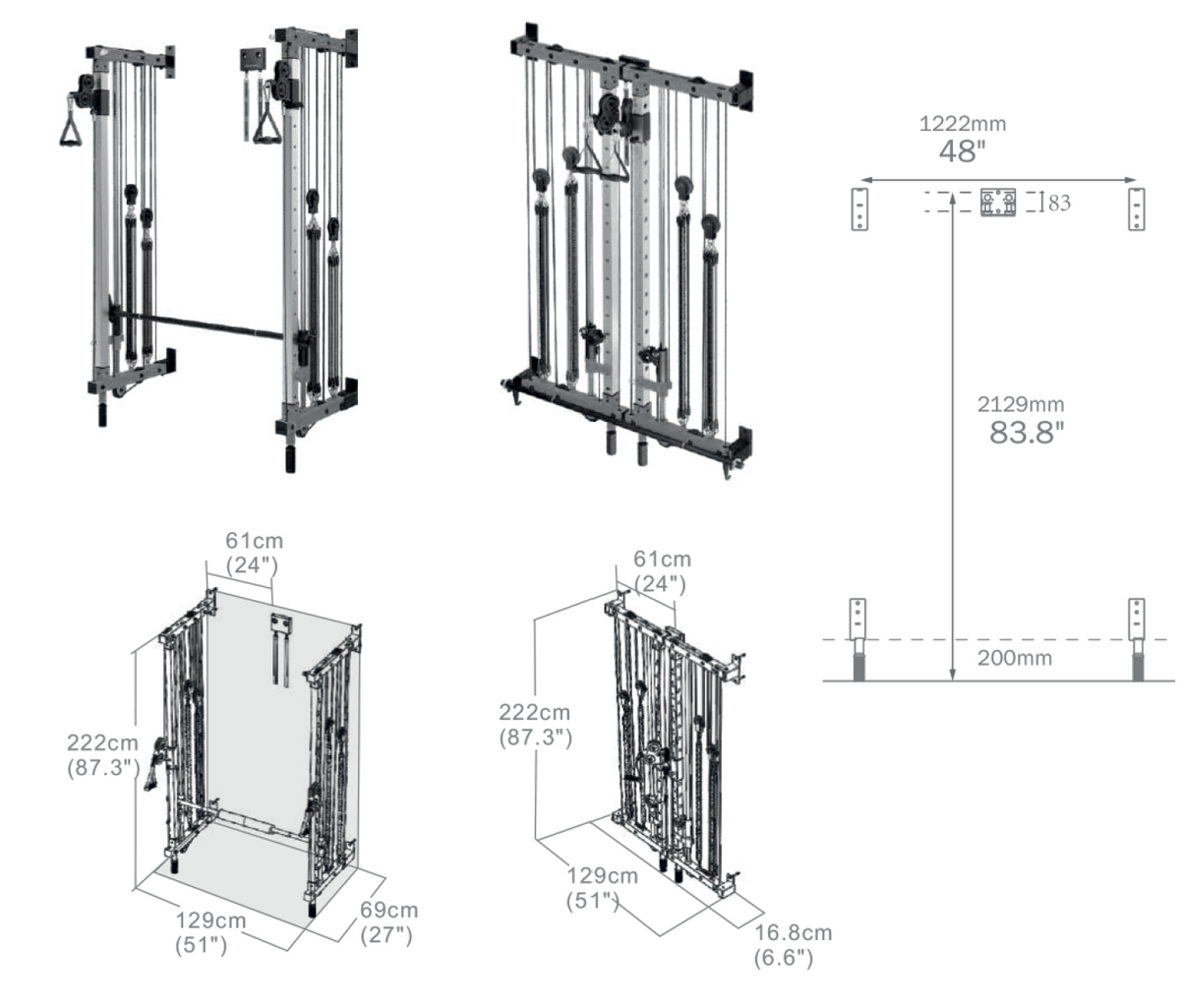 Multifunción Full Body Plegable -  MF03
