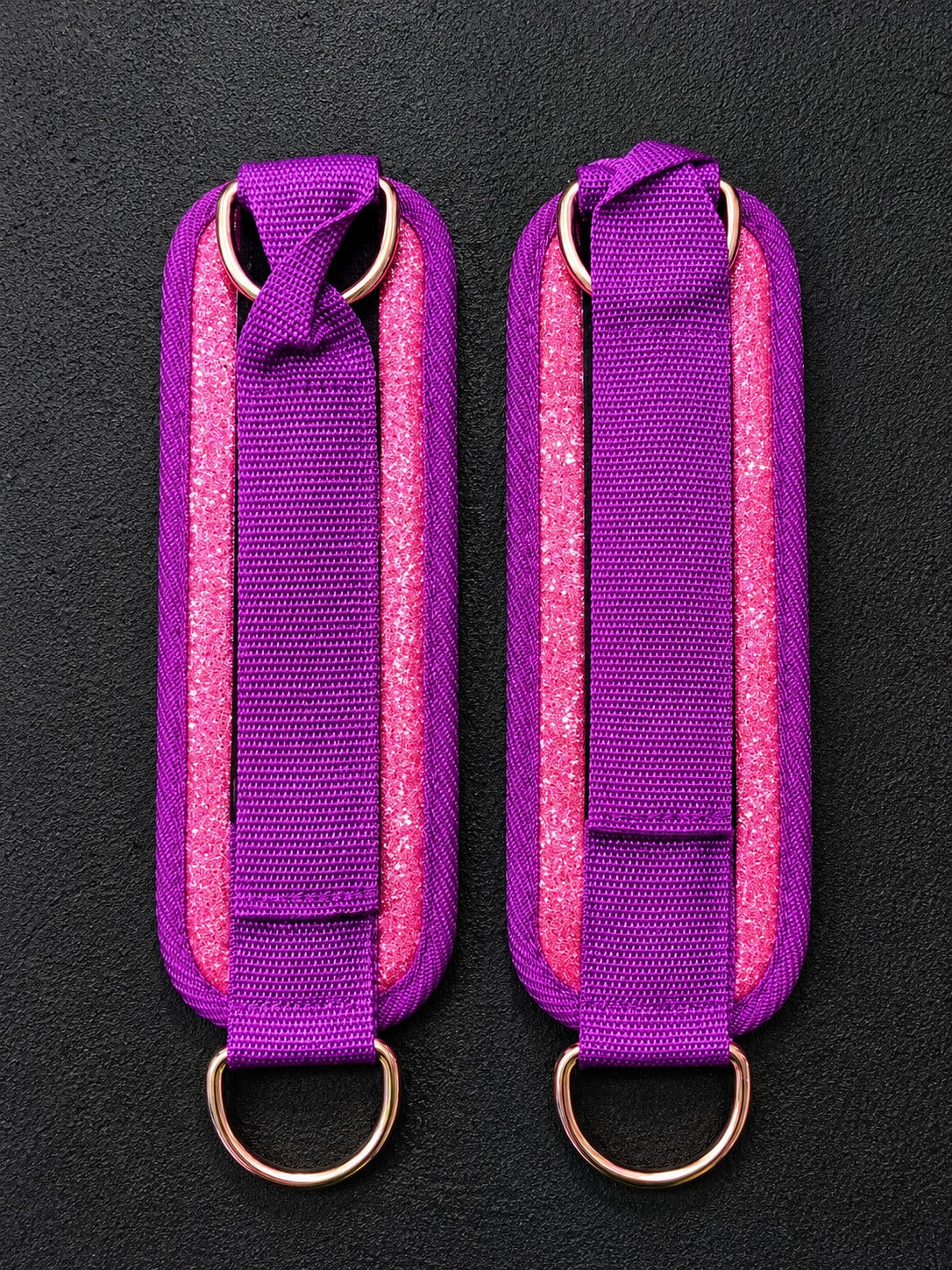 Tobillera con Glitter para Polea con Costuras Reforzadas (par)