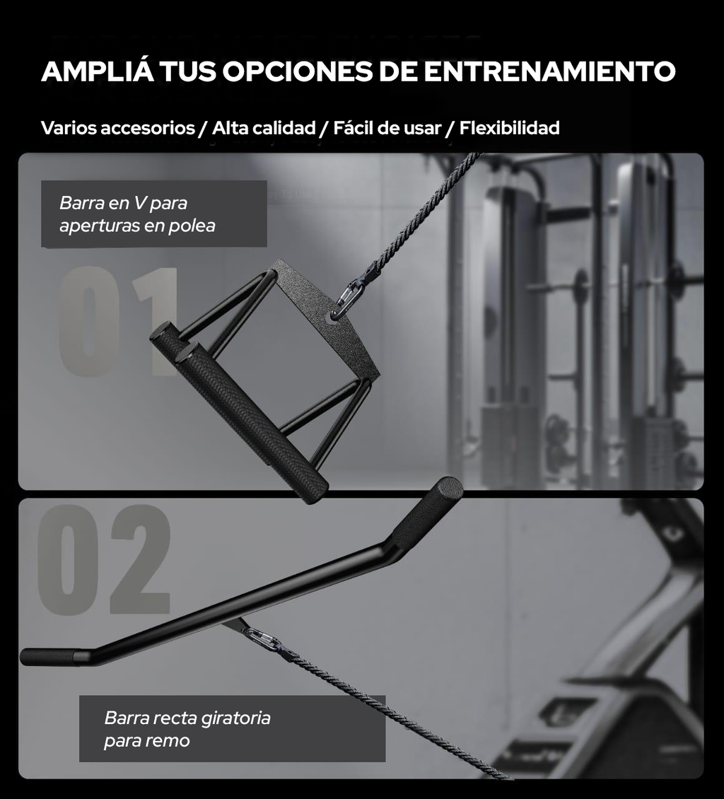 Kit de Accesorios Multigym