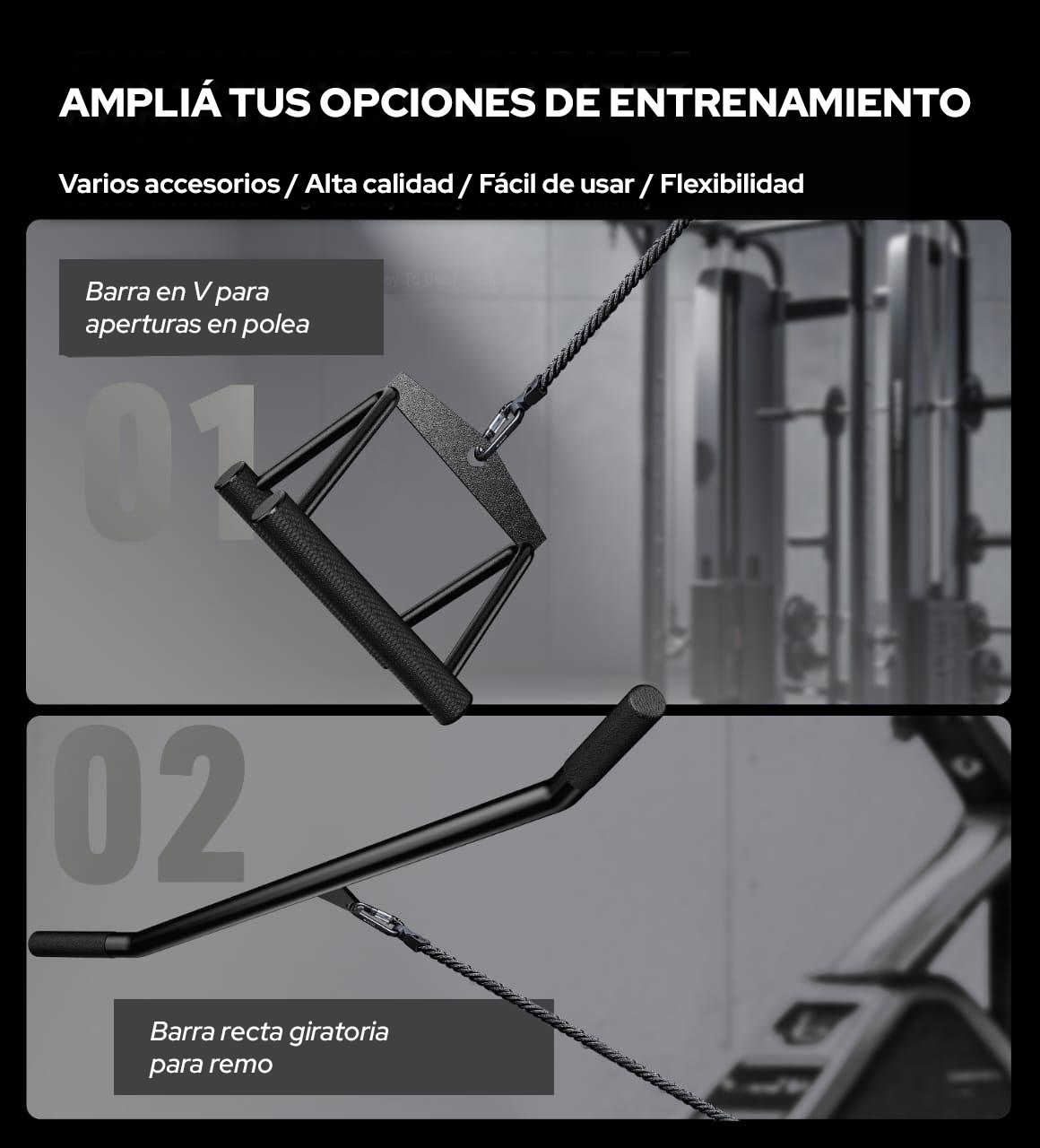 Kit de Accesorios Multigym